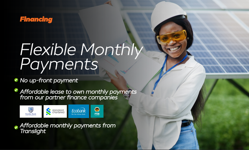 Flexible Solar Financing Options from leading solar company in Ghana